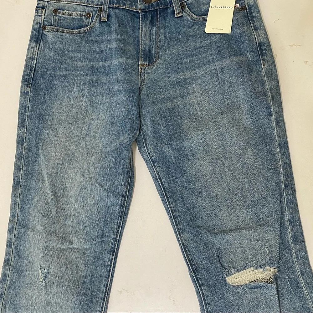 Lucky Brand Sweet Straight Distressed Jeans - Picture 3 of 7
